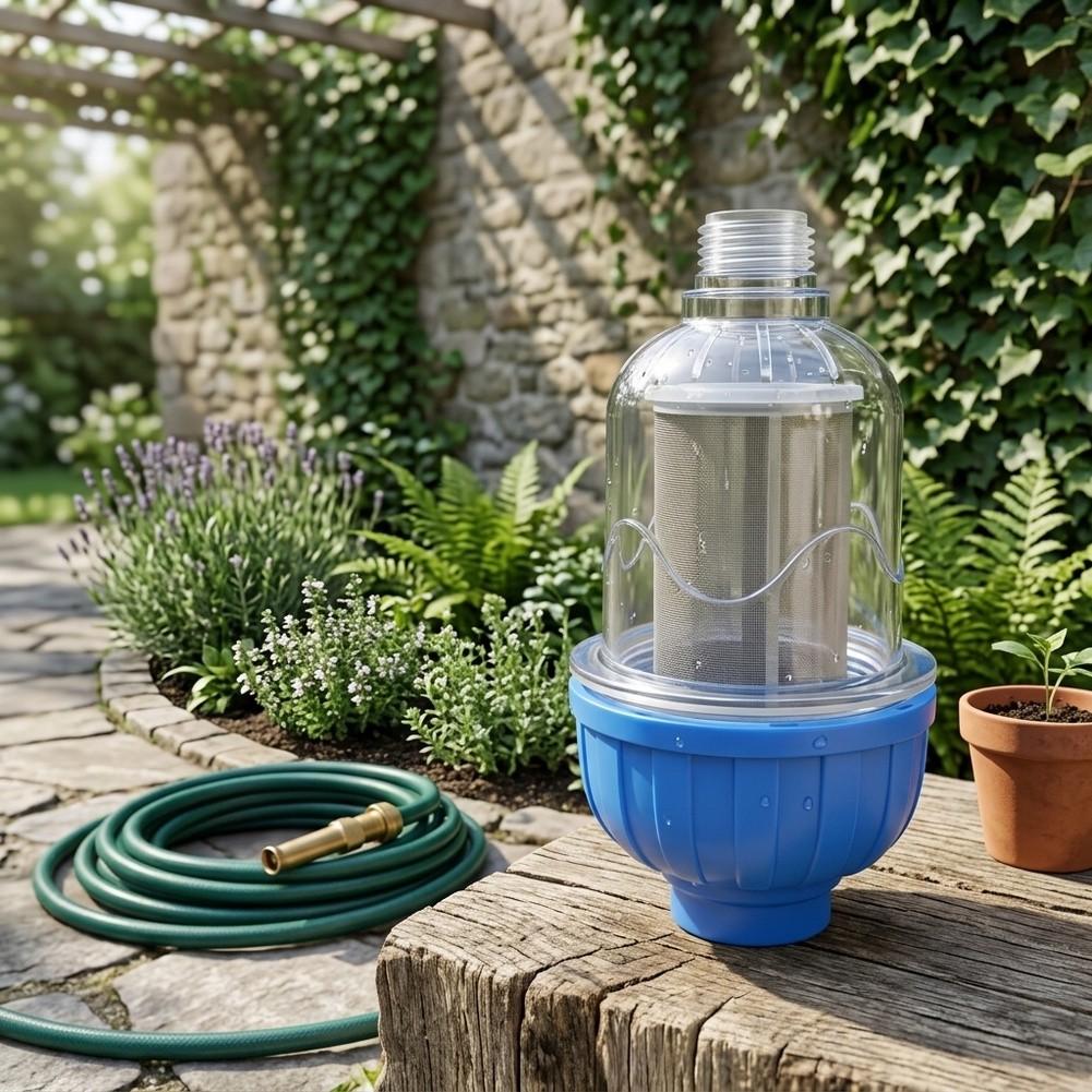 1/2 Inch Water Heater Pre Filter with Explosion For Proof PVC Construction and 300 Mesh Stainless Steel Screen