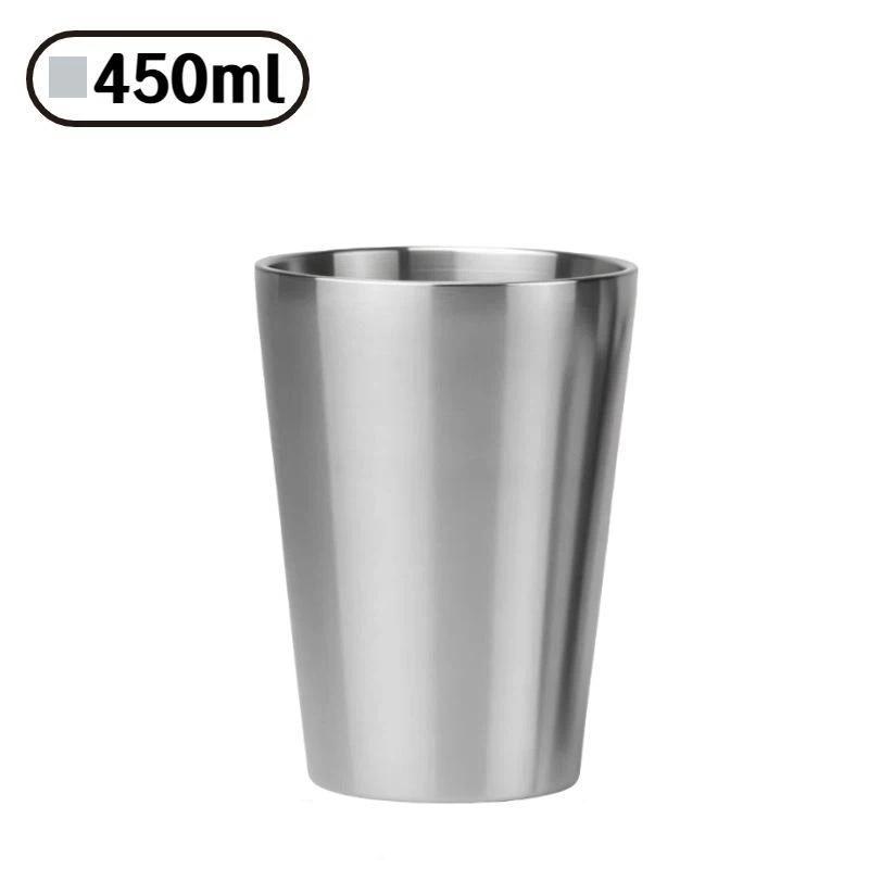 260/300/350/450 ml Nerezové Prémiové Pohárky na Pití Nerozbitné Udržující Chlad Pro Pikniky Domácí Večírky Denní Použití