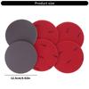 Polishing Attachment 5Inch 125mm Felt Polishing Pad With Adhesive Backing For Random Orbital Sanders
