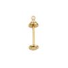 DIY Handmade Barbell Pendant Jewelry Accessories - Brass Material, Screw-in Threaded