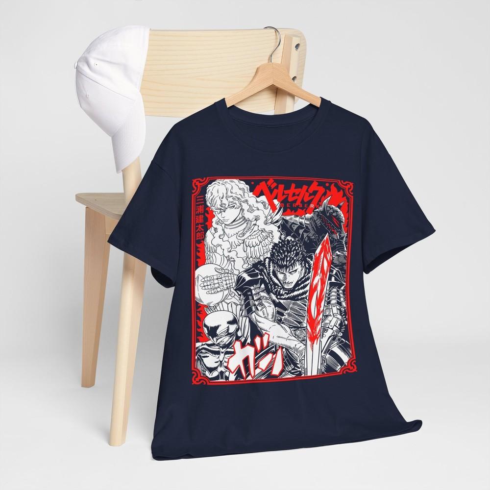 Berserk Guts Shirt Skull Knight Tshirt Gatsu Anime Gift Shirt Unisex Clothes M