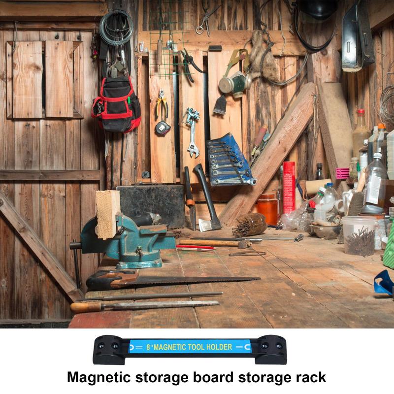 Magnetický držák na nářadí, odolný magnetický držák na nářadí, stojan na nářadí, prostorově úsporný a pevný kovový organizér na úložný stojan na nožový klíč