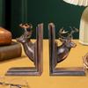 2 Bookends for Desktop And Shelf Use