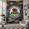 Arazzo da Parete Calcio Blackburn Rovers Decorazione per la Casa Tessuto da Appendere a Parete per Camera da Letto Soggiorno Sfondo