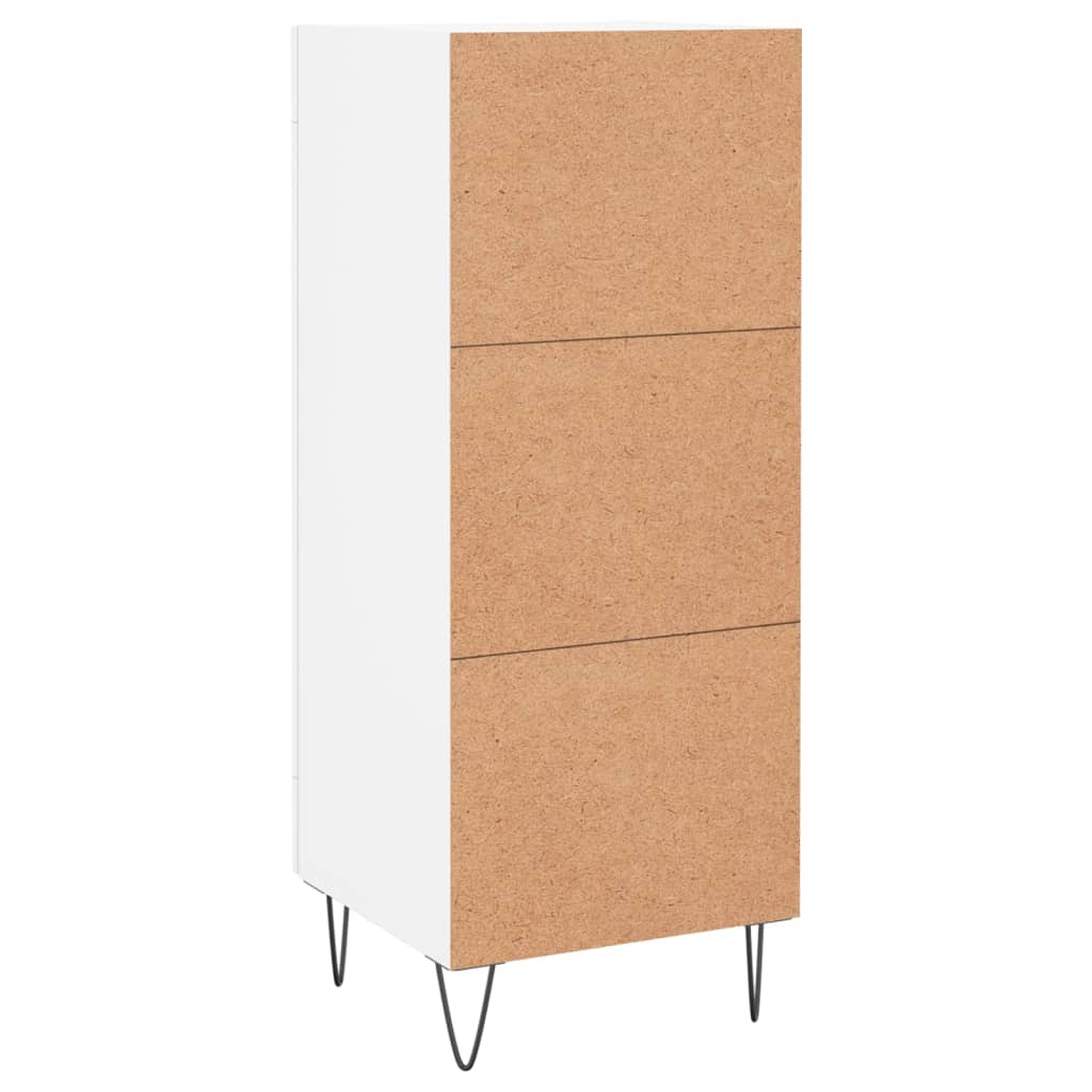Sideboard White 34.5 x 34 x 90 cm Particleboard