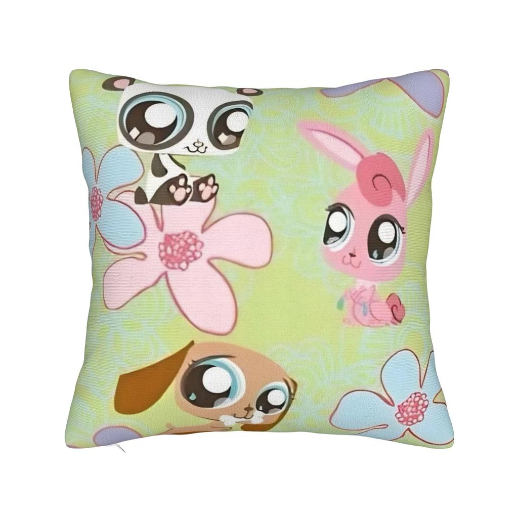 Littlest Pet Shop Pillow Covers Merchandise Printing Cushion Cover Decorative Pillow Case Cover Home Multi-Size