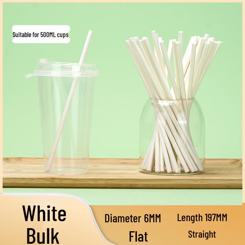 

Individually Wrapped Disposable Paper Straws