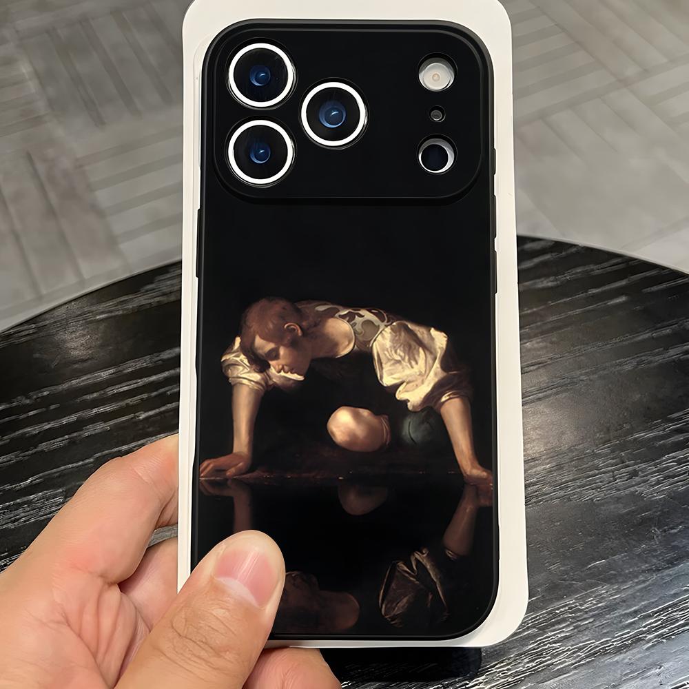 Caravaggio Paintings Phone Case For IPhone 17 Pro Max 16 15 14 Pro Max 13 11 X Xs Xr 8 7Plus Silicone Cover