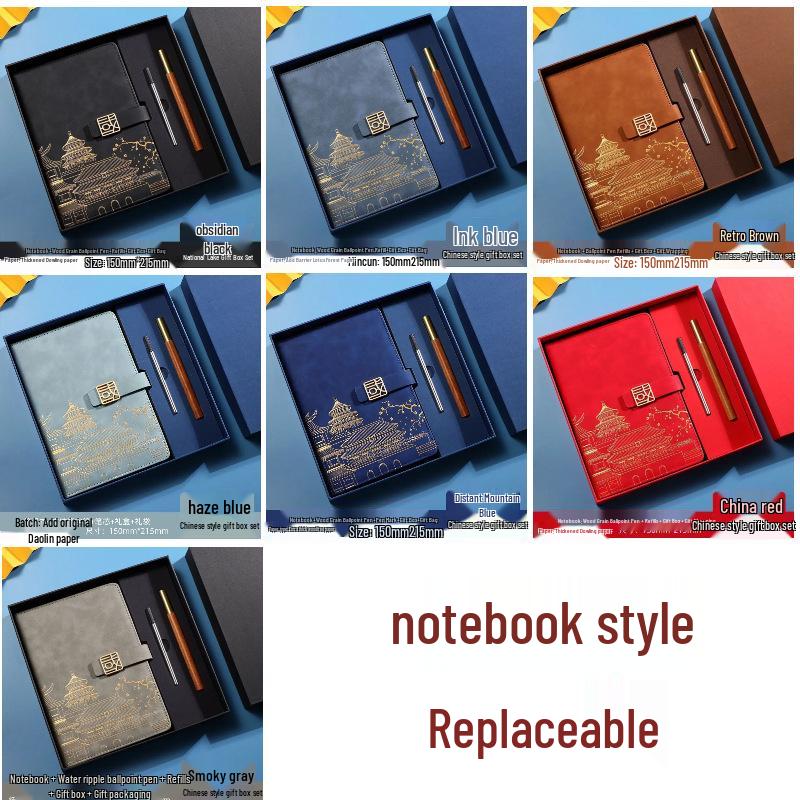 Customizable Notebooks and Notepads: A5 and B5 Stationery Sets with Printable Logo and Inner Page Options