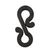150 Outdoor Light Clips Gutter Hooks S-Hook Light Clips Outdoor Light Hook Clips  Party Outdoor Camping DIY Supplies Black