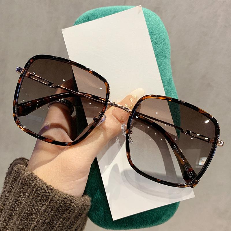 

Sunglasses women s new trend myopia advanced sense UV protection driving special box sunglasses large frame