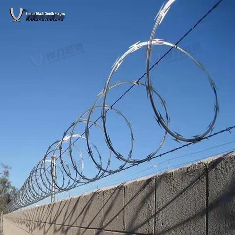 Heavy-Duty Galvanized Barbed Wire Fence