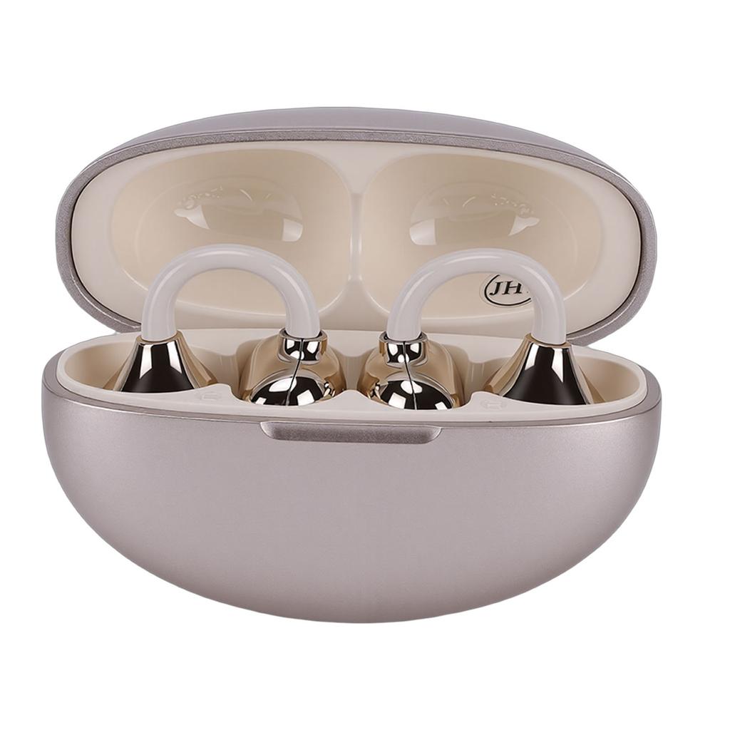 Clamp On Earbuds Open Back Wireless Bluetooth 5.49 Headphone with Mic 80H Play ENC Noise Cancellation IPX5 Water Proof