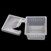 Clear Plastic Reptile Living Box Food Feeding Anti-Escape Lizard Breeding Box Insect Rearing Arboreal Reptile Terrarium