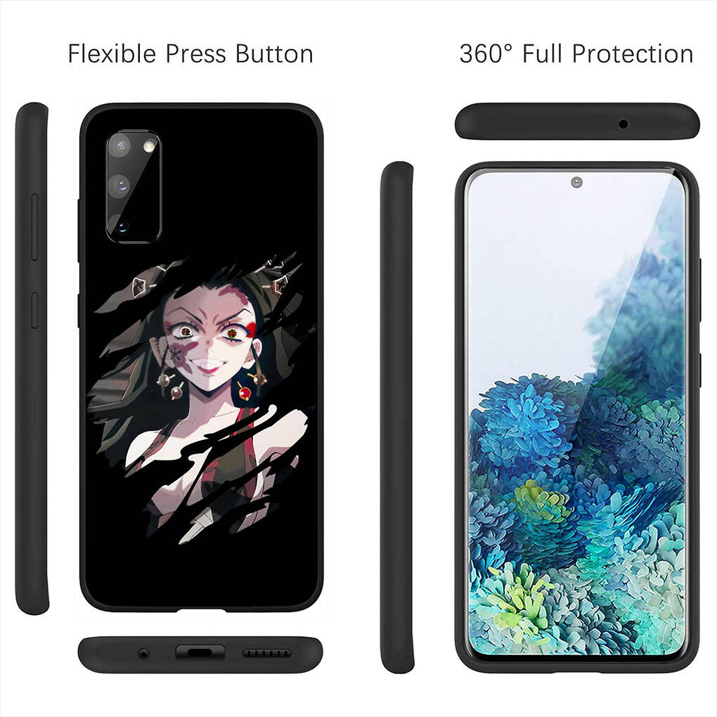 Cover for iPhone 17 16 15 Xiaomi Poco Redmi Note 14 13 12 11 Pro Max 9 16e Samsung Galaxy S25 S24 S23 OPPO Huawei Demon Slayer Daki Gyutaro Phone Case