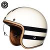 ORZ Motorcycle retro helmet for men and women, half helmet for cruising3/4Helmet for scooter, suitable for all seasons, personalized3C Authentication