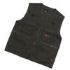 Fishing Vest Waistcoat Multiple Pockets Breathable OD Green Comfortable Vest for Outdoor 2XL