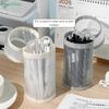 Multifunctional Mesh Pencil Case,Large-capacity Detachable Pen Holder And Makeup Brush Storage Bag,Student Stationery Bag