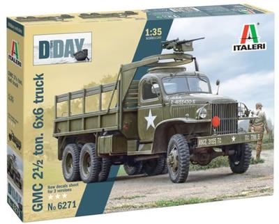 Tamiya Italeri Military Series 6271 GMC 6x6 Cargo Truck Plastic Model Kit 37802 1/35 No. 2.5-ton