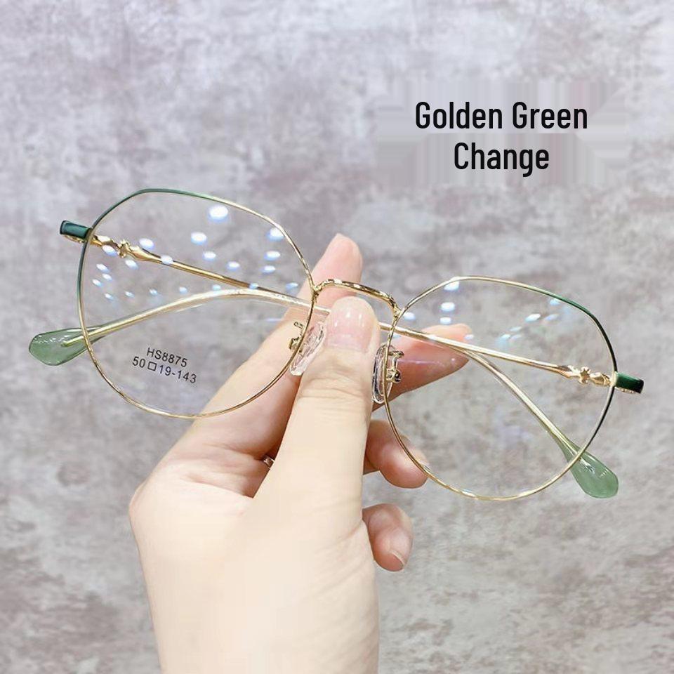 Women's Trendy Anti-Blue Light Myopia Glasses – Eye Protection Computer Frames