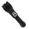 Super Bright Flashlight with Electronic Display Screen Waterproof Type C Charged Zoomable LED Flashlight for Camping Short
