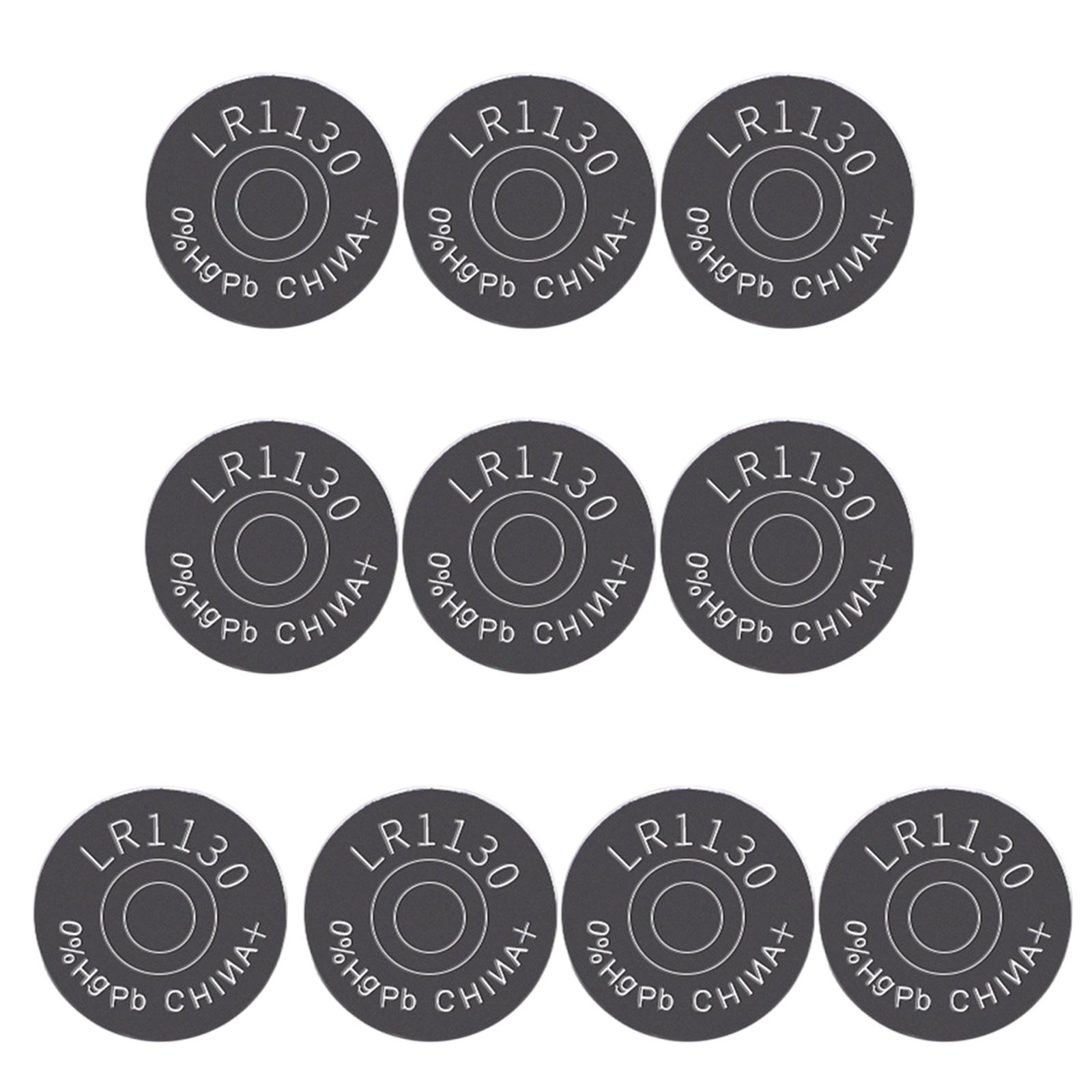 

10 шт. LR1130 AG10 LR54 389 189 батарея 1,5 В таблеточная батарея для замены игрушек часов электронных устройств 10PC