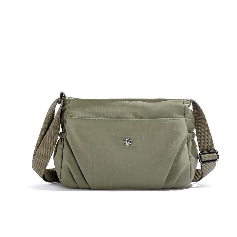 Solid Color Shoulder Bag Women's Lightweight Outdoor Small Square Bag Commuter Crossbody Bag