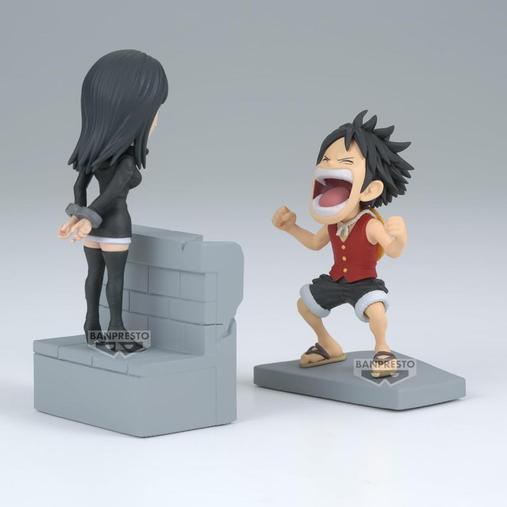 Banpresto One Piece World Collectible Figure Log Story Monkey Luffy Nico Robin D. &