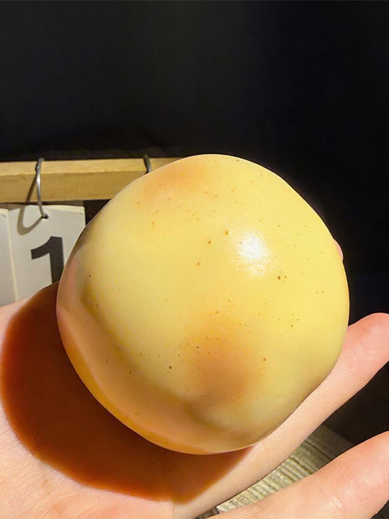 Klebriger Knuspriger Weicher Kartoffel Stressball Quetschspielzeug Stressabbau Geräuschvolle Spielzeuge Handgefertigter Ball Taktile Entspannung Knetspielzeug