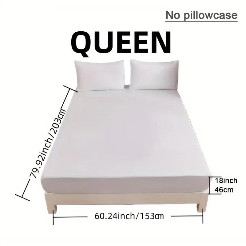 Black, White, and Gray Solid Color Fitted Sheet Bedding—super Soft and Skin-friendly Sheets with Deep Pocket Mattress Topper