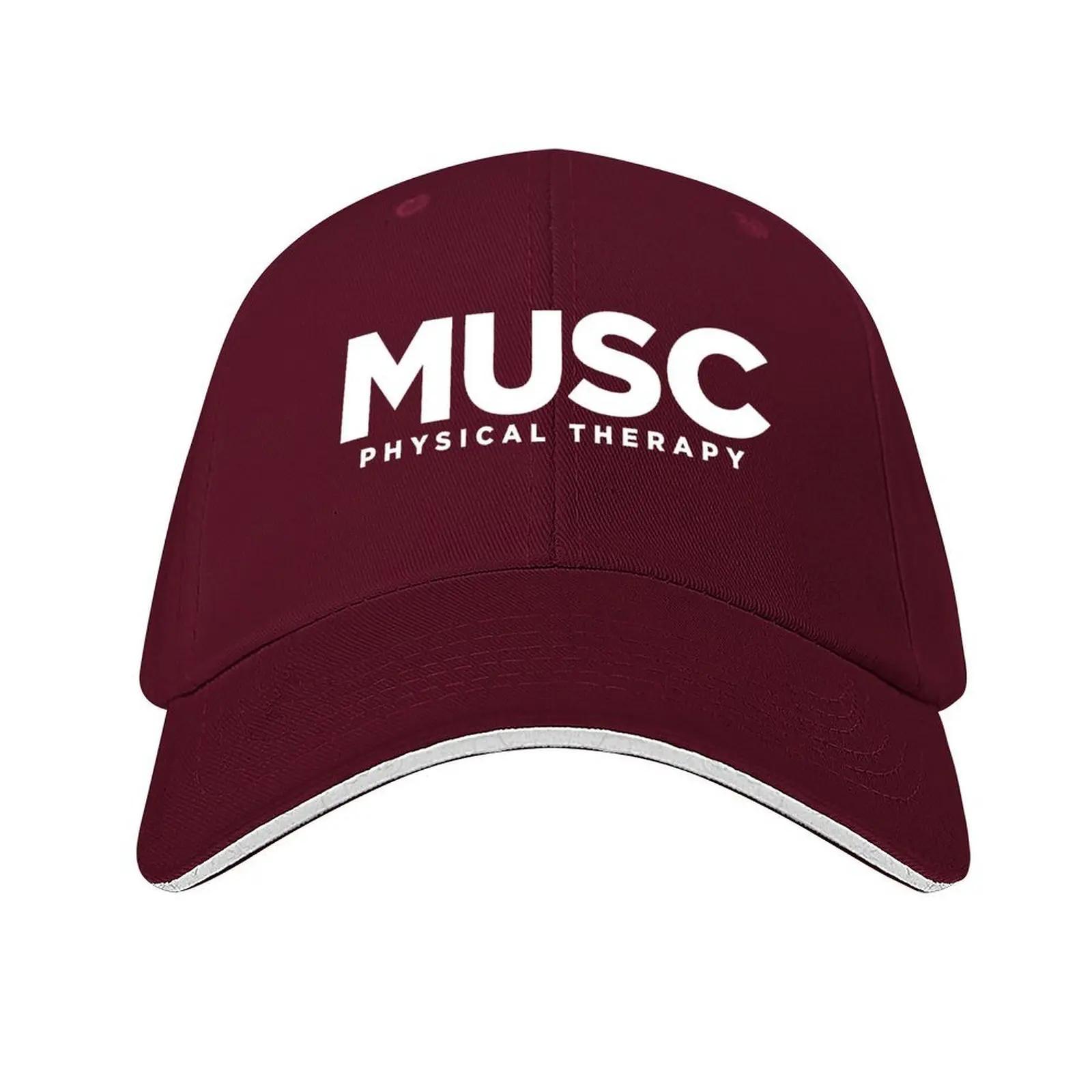 

MUSC PT White Baseball Cap birthday Unique hats Hip Hop New In Hat Womens Golf Wear Mens