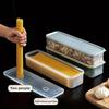 Long Rectangular Food Storage Containers Plastic Reusable Refrigerator Organizer Boxes Kitchen Stackable Bins Dishwasher Safe