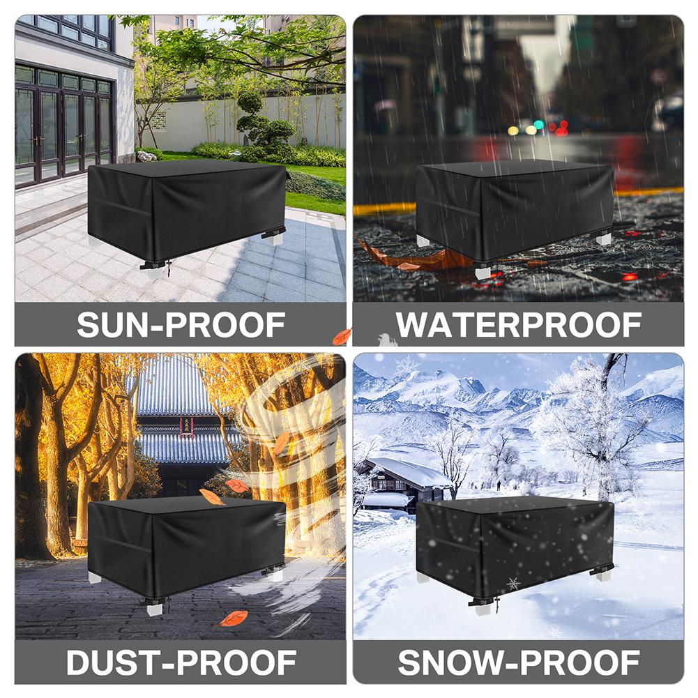 10 misure di coperture impermeabili per mobili da giardino e patio, resistenti a pioggia e neve, per divani, tavoli e sedie, antipolvere.