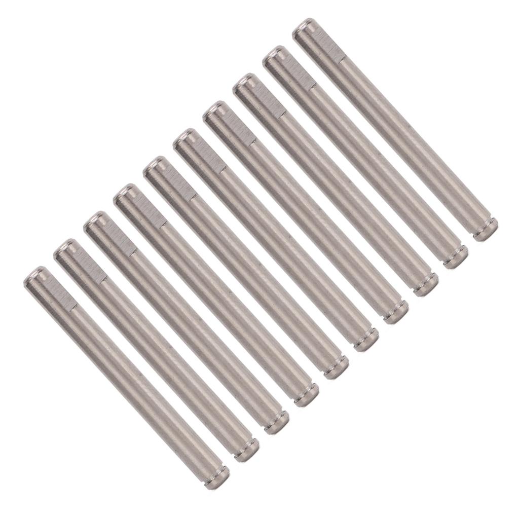 10 Stück RC Motorwelle 3x28,5mm RC Bürstenlose Motorwellen Ersatz mit Sicherungsringen Position Flach