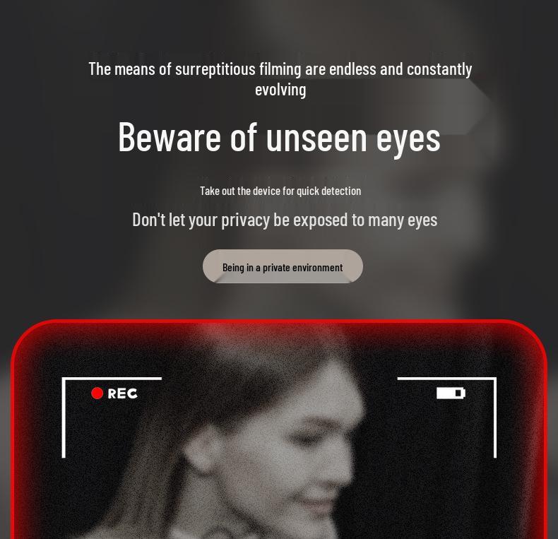 K96 Infrarot-Detektor: Anti-Paparazzi, Anti-Spionage Hotelkamera-Detektionsgerät