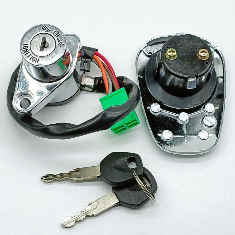 Ignition Switch Fuel Gas Cap Key for Suzuki VS400 Intruder 400 1996 VS600 Intruder 600 1995-1997 VS700 Intruder 700 1986-1987
