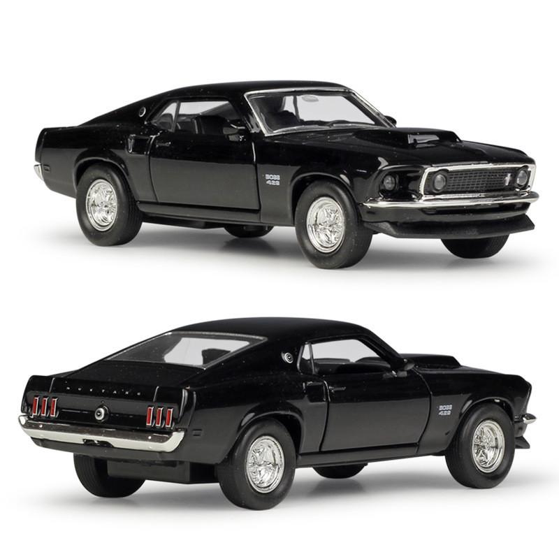 Alloy Car Model Ford Mustang With Inertia Control Design For Play And Display