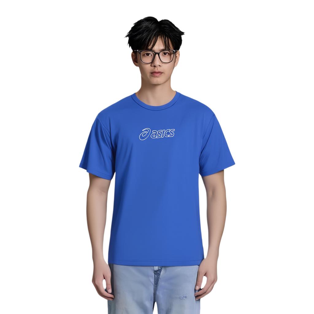 Asics FW25 Sports Lifestyle Series Basketball Crew Neck Comfortable Breathable Short Sleeve T-Shirt Unisex Tops 2063A454-401