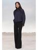 2024 Autumn/Winter Women's European & American Style Long Sleeve Poplin Loose Casual Top