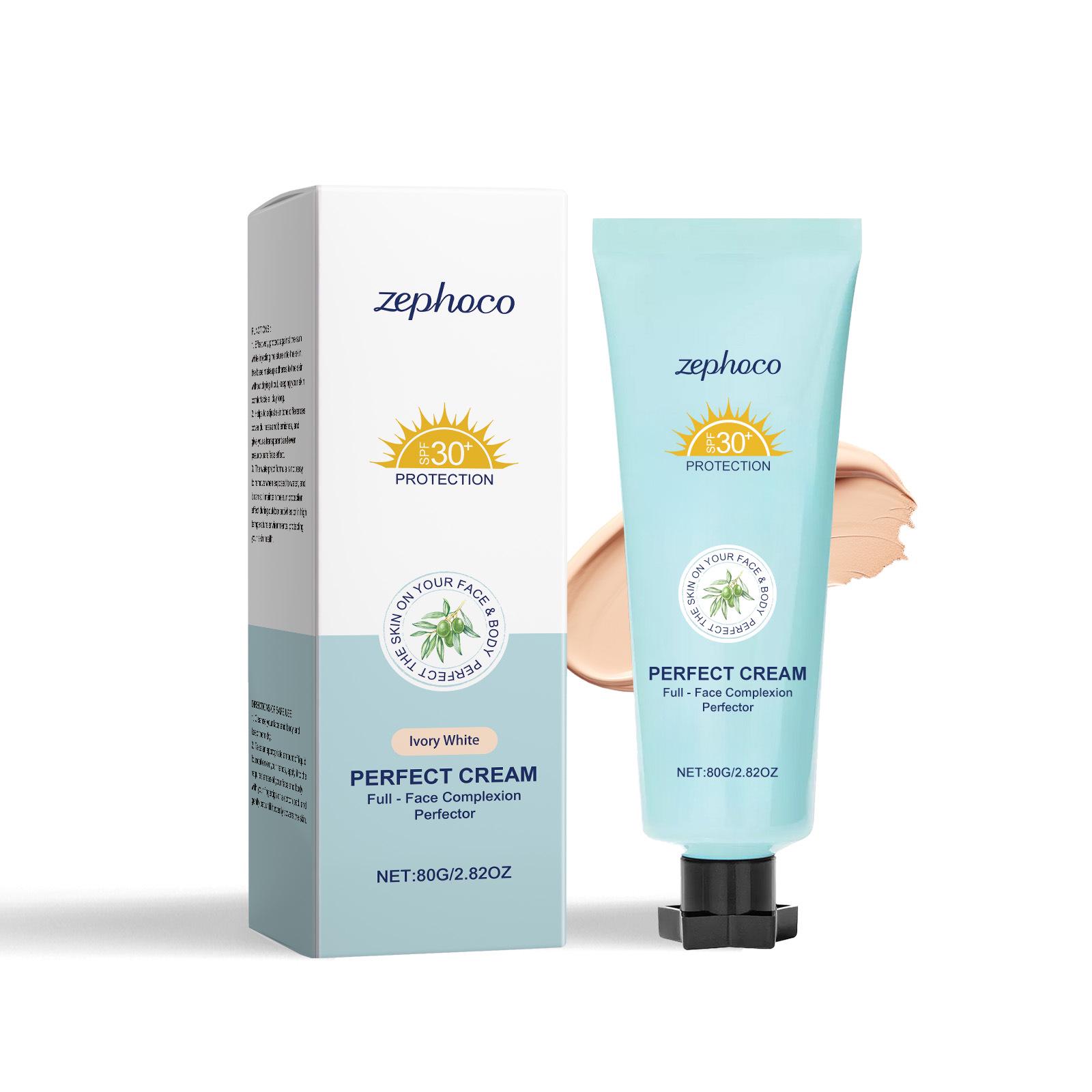 Zephoco Ivory Shade Matte Moisturizing Foundation - Soft, Light, Thin, and Translucent Application