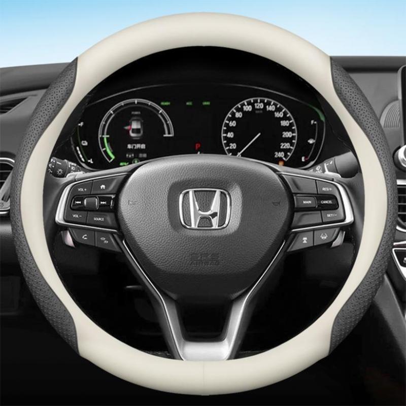 Per Honda CIVIC 2011 - 2015 2016 2017 Coprivolante per Auto Antiscivolo 11 colori Pelle 36cm Accessori Interni Auto