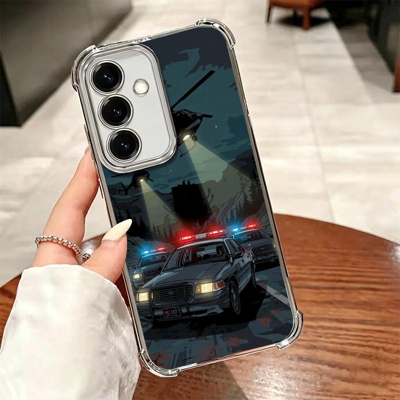 Police FBI ID Card Swat Soft Phone Case For Samsung A17 A27 A07 A37 A57 A16 A56 A15 A55 A14 A54 A13 A53 A26 A36 A25 A35 A24 A34