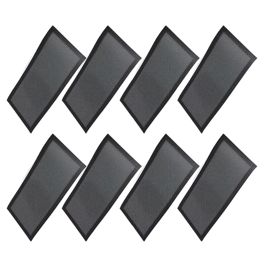8PCS Magnet Vent Screen Washable Dust Proof Air Ventilation Filter Mesh for Floor Wall Ceiling Block Debris and Hair