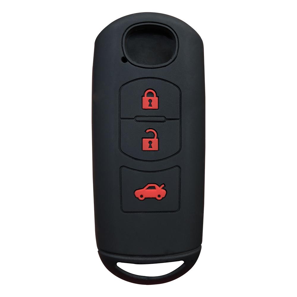 Silicone Key Case For Mazda 2 CX-5 Axela Atenza CX-7 CX-9 CX-3 CX-4 CX-8 MX5 M2 M3 M5 M6 GT For Fiat 124 Smart Key Cover Shell