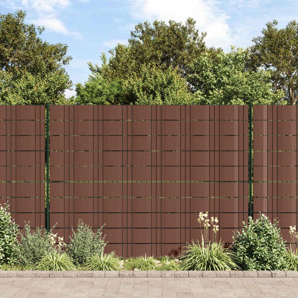 Fence Privacy Screen Band Brown