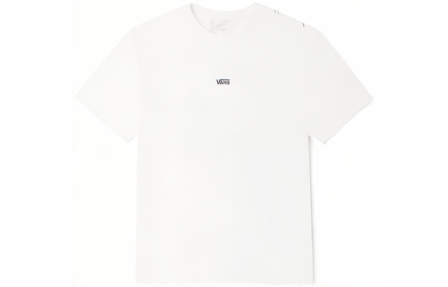 Vans T Shirts Unisex White Crew Neck Moderate Straight Fit VN0A5F2RWHT L