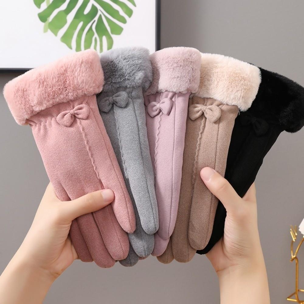 Touchable Screen Winter Gloves Warm Skiing Gloves New Windproof Cold Proof Gloves Girls