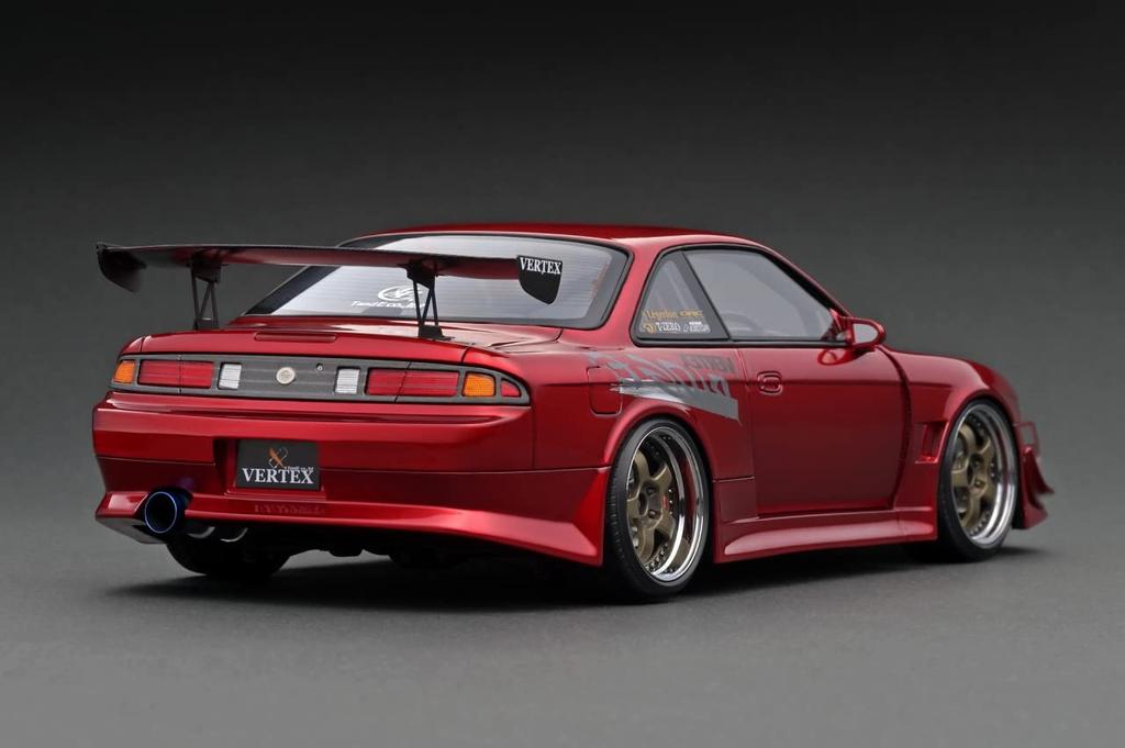 ignition model VERTEX S14 Silvia Red Metallic finished product TK.Company 1/18