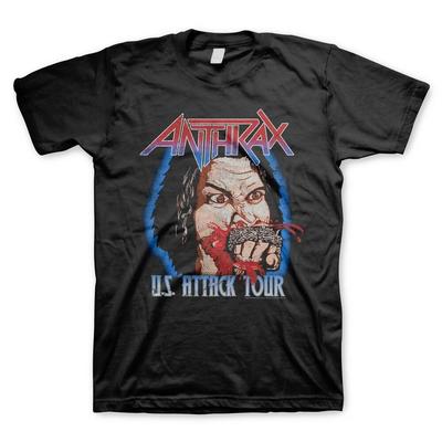 Anthrax CD CVR U Attack Tour Handvoll Metallkrankheiten Unisex T-Shirt