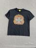 Y2K Big Dogs Chopper T-Shirt Flames Biker Small / XS Black Bad Attitude Baby Tee